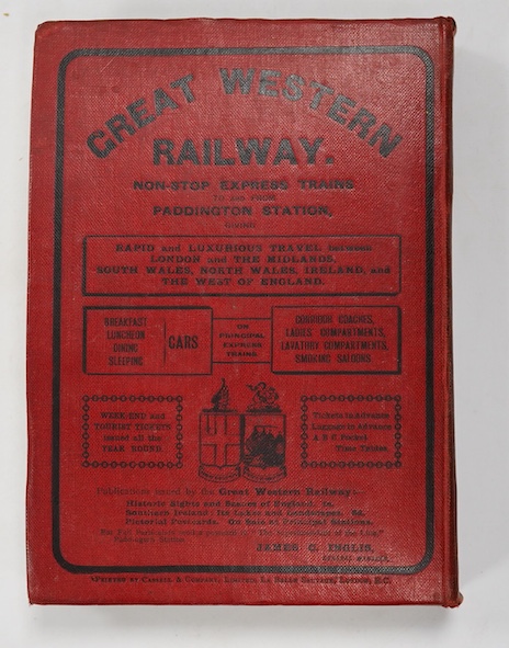 Walton, G.T - The Motorist’s Library - The Book of the Morgan, 8vo, cloth spine with paper covered boards, with pictorial d/j, Sir Isaac Pitman & Sons, Ltd., London, 1930 and The Official Guide to the Great Western Railw